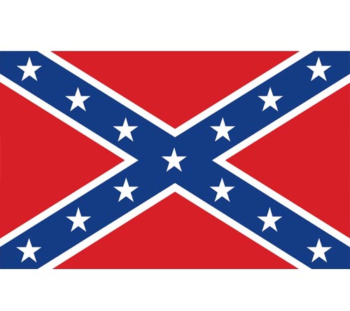 Confederate Civil War Rebel Flag - Click Image to Close