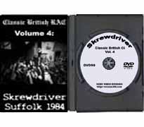 DVD90 - Classic British RAC Volume IV, Skrewdriver - Click Image to Close