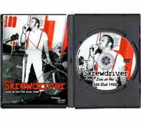 DVD117 - Skrewdriver Live at the 100 Club 1982 - Click Image to Close