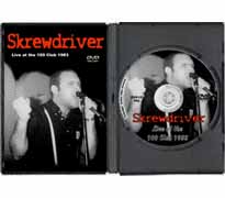 DVD123 - Skrewdriver - Live at the 100 Club 1983