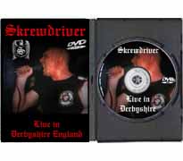 ISD01-DVD - Skrewdriver Live in Derbyshire