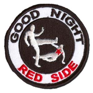 Good Night Red Side Patch - Click Image to Close