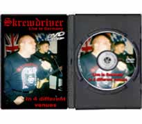 ISD04-DVD - Skrewdriver Live in Germany in 4 different venues