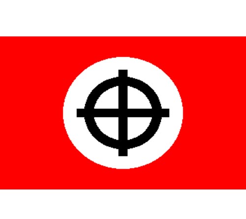 Red Celtic Cross Flag - Click Image to Close